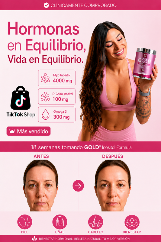 GOLD Inositol formula 300 gr by Fit On — Equilibrio Hormonal Femenino Natural