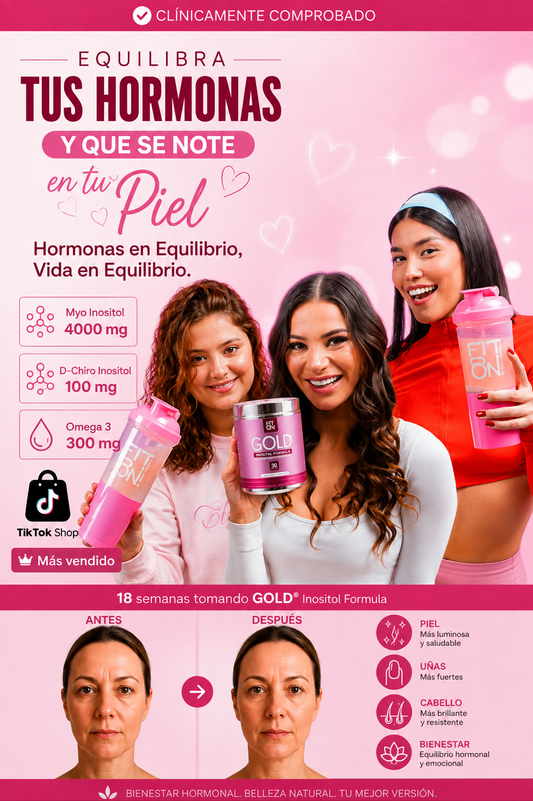 GOLD Inositol formula 300 gr by Fit On | Equilibrio Hormonal Femenino Natural